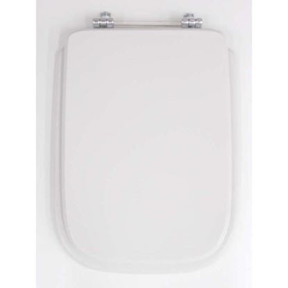 Immagine di SEDILE WC CONCA, MDF, COLORE BIANCO