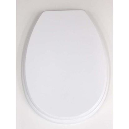 Immagine di SEDILE WC PIEMONTESINA, IN MDF, COLORE BIANCO