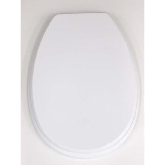 Immagine di SEDILE WC PIEMONTESINA, IN MDF, COLORE BIANCO