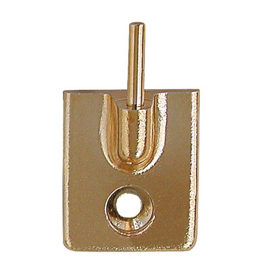 Immagine di GANCIO ADESIVO IN PLASTICA, PER ASTINE FINESTRA, 4 PEZZI, COLORE ORO