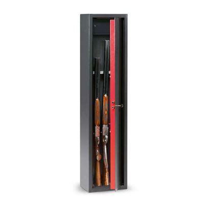 Immagine di PORTAFUCILI A CHIAVE 5 POSTI TECHNOMAX, CON TESORETTO, 31,5X22XH138 CM