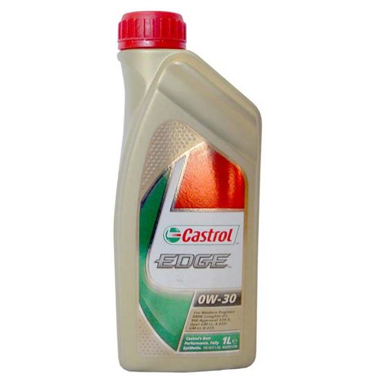 Immagine di OLIO CASTROL, EDGE, SAE 0W-30, LUBRIFICANTE SINTETICO, PER MOTORI DIESEL E BENZINA, 1 LT