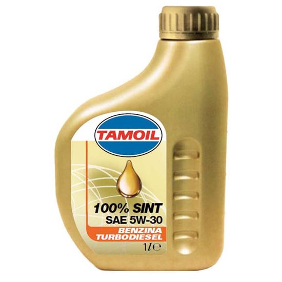 Immagine di OLIO TAMOIL, SINT, SAE 5W-30, LUBRIFICANTE SINTETICO, PER MOTORI ASPIRATI O TURBOALIMENTATI, A BENZINA O A GASOLIO, 1 LT