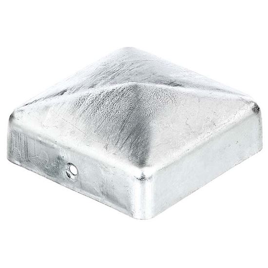Immagine di COPRIPALO, PER PALI QUADRI, ZINCATO A FUOCO, 90X90 MM