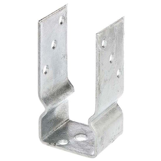 Immagine di STAFFA PORTAPALO AD U, DA AVVITARE, ZINCATA A FUOCO, 91 MM