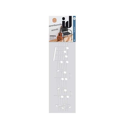 Immagine di STENCIL BORDO, 150X400MM, N° 103 MUSICA