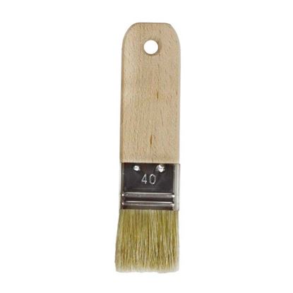 Immagine di PENNELLO LARGO, SI UTILIZZA PER L'APPLICAZIONE DELLE PITTURE PER MOBILI LES DECORATIVES, MANICO IN LEGNO, 40 MM