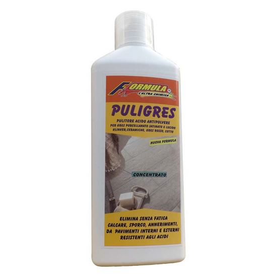 Immagine di DETERGENTE PULI GRES, SGRASSANTE, LEGGERMENTE ACIDO, PER PAVIMENTI IN GRES, 1 LT
