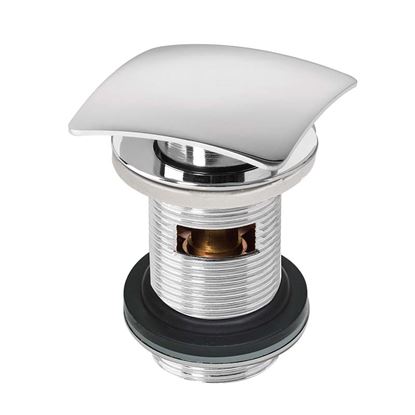 Immagine di PILETTA LAVABO QUICK CLACK WIRQUIN, QUADRATA, ALTEZZA 75 MM,