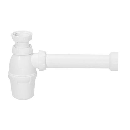 Immagine di SIFONE LAVABO PP WIRQUIN, A BOTTIGLIA, 1"1/4X32MM, CON ROSONE