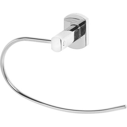 Immagine di PORTA SALVIETTE, DELUXE, CROMO, PIASTRINE IN ACCIAIO ANTIRUGGINE
