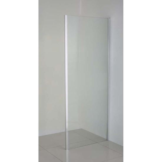 Immagine di LATO FISSO, PER PORTE SUN, CRISTALLO GRANITO BIANCO, 6 MM, 70X190 CM