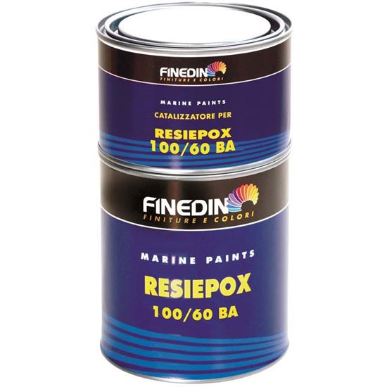 Immagine di RESINA EPOSSIDICA FINEDIN, RESIEPOX 100/60, BASSA VISCOSITÀ, IMPERMEABILIZZARE, LEGNO E VETRORESINA, 2,5 LT, TRASPARENTE