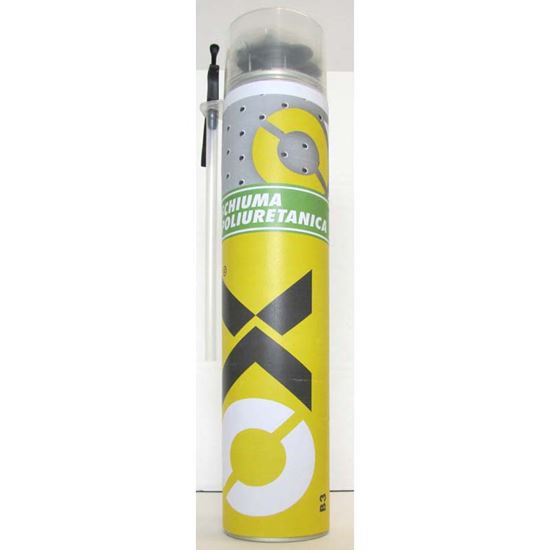 Immagine di SCHIUMA POLIURETANICA MANUALE OX B3, 750 ML