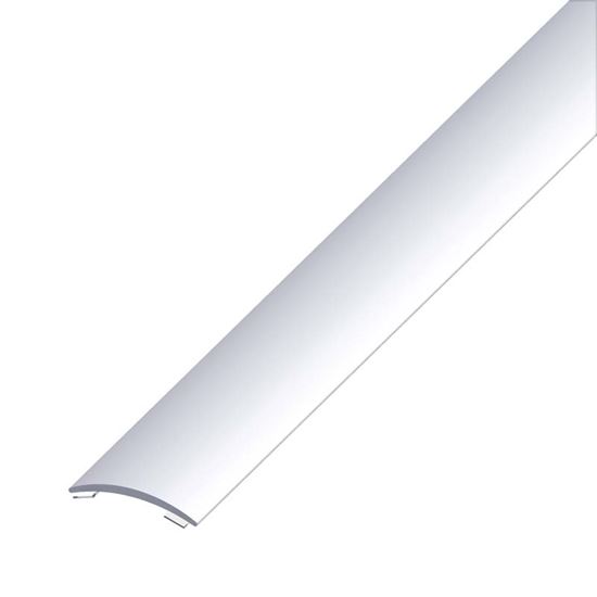 Immagine di PROFILO DI RACCORDO AUTOADESIVO, 30X5 MM, ALLUMINIO ARGENTO, 1,0 MT