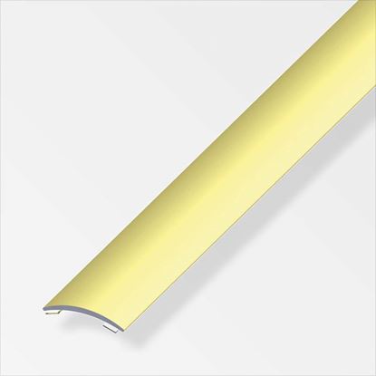 Immagine di PROFILO DI RACCORDO AUTOADESIVO, 30X5 MM, ALLUMINIO OTTONATO, 1,0 MT