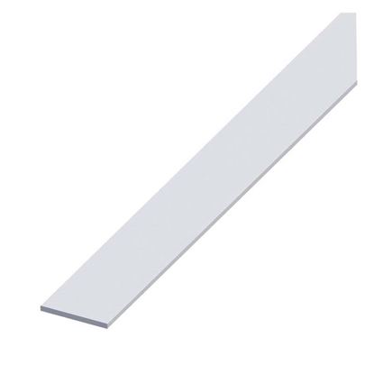 Immagine di BARRA PIATTA ALLUMINIO ARGENTO, 20X5 MM, 1,0 MT