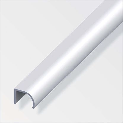 Immagine di PROFILO PER MANIGLIE, ALLUMINIO ARGENTO, 25X19 MM, 1 MT