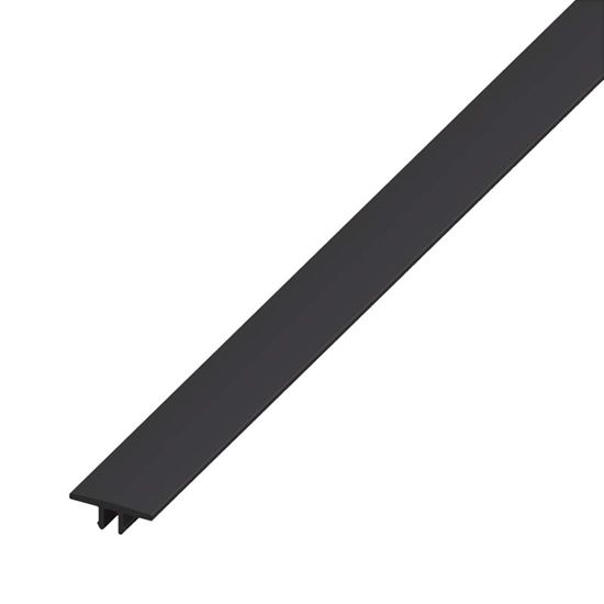 Immagine di LISTELLO DI COPERTURA COAXIS, PVC, COLORE NERO, 1 MT