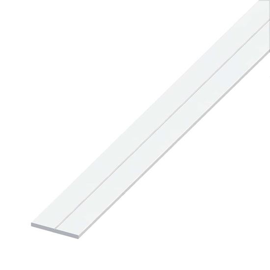 Immagine di BARRA PIATTA PVC, COLORE BIANCO, 35,5X3 MM, 1 MT