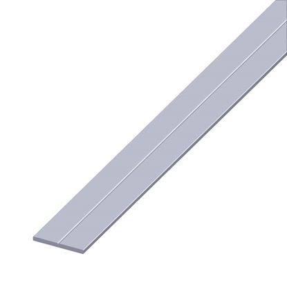 Immagine di BARRA PIATTA, ALLUMINIO NATURALE, 23,5X2 MM, 2,5 MT