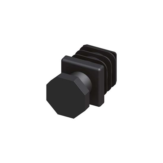 Immagine di PIEDE REGOLABILE, COLORE NERO, 23,5 MM, 2 PEZZI