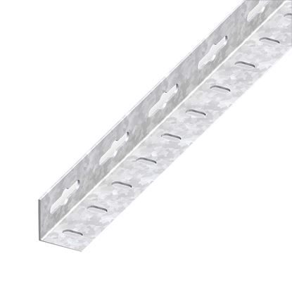Immagine di ANGOLARE PERFORATO 23,5X23,5 MM, ACCIAIO ZINCATO, 2,5 MT