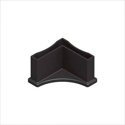 Immagine di PIEDE PER SCAFFALE, PVC, COLORE NERO, 35,5 MM, 2 PEZZI