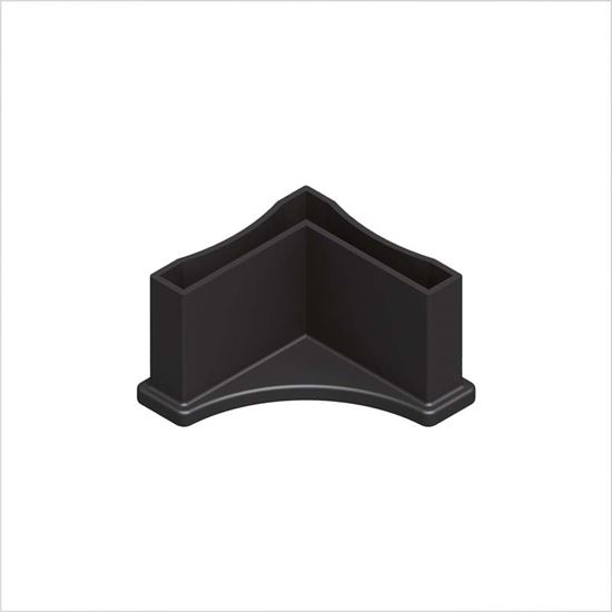 Immagine di PIEDE PER SCAFFALE, PVC, COLORE NERO, 35,5 MM, 2 PEZZI