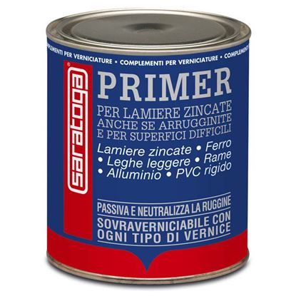 Immagine di ANCORANTE SARATOGA, PER LAMIERE ZINCATE, FERRO, LEGHE LEGGERE, ALLUMINIO, RAME, PVC RIGIDO E VETRORESINA, 1 LT