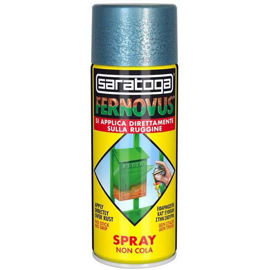 Immagine di SMALTO SPRAY ANTIRUGGINE SARATOGA, FERNOVUS, 400 ML, COLORE BIANCO GHIACCIO