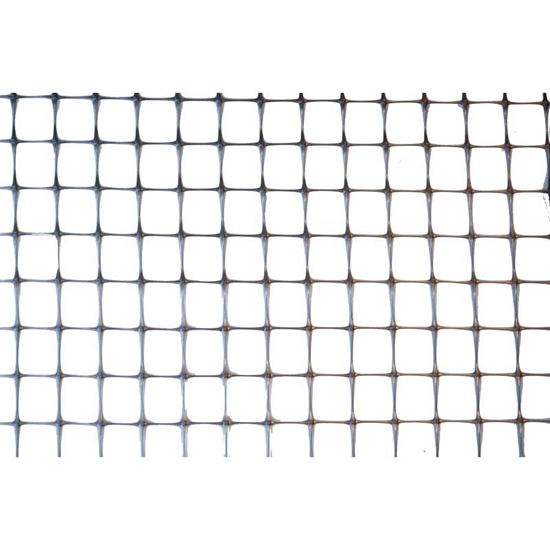 Immagine di RETE AVICOLA, IN POLIPROPILENE PP, COLORE GRIGIO, MAGLIA 27X24 MM, 1X10 MT