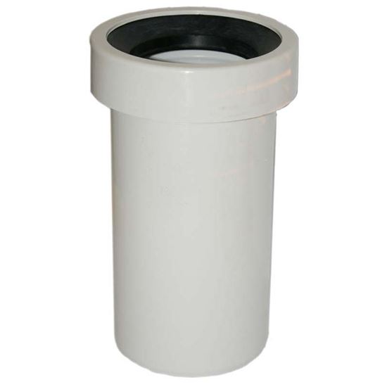 Immagine di RACCORDO DIRITTO HTSK, IN POLIPROPILENE, COLORE BIANCO, Ø 110X230 MM