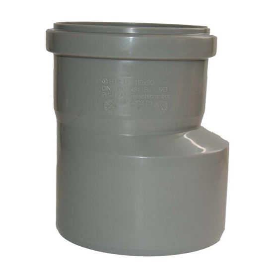 Immagine di RIDUZIONE ECCENTRICA HTR, POLIPROPILENE, Ø 110M/90F MM