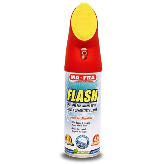 Immagine di PULITORE INTERNI AUTO MA-FRA, FLASH, SCHIUMA A SECCO, RIMUOVE RAPIDAMENTE LO SPORCO DA OGNI RIVESTIMENTO, SPRAY 400 ML