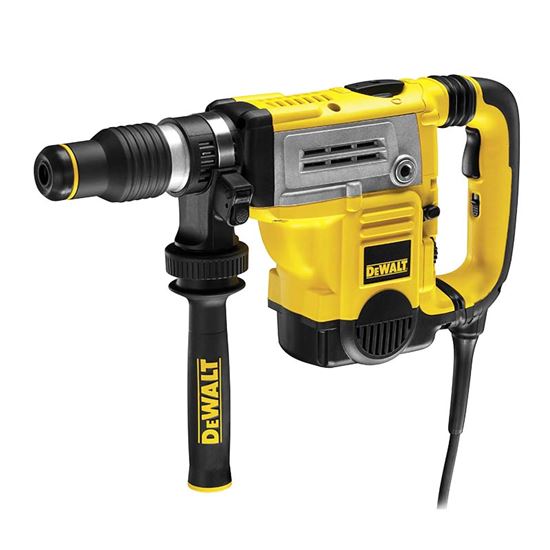 Immagine di MARTELLO DEWALT, D25614K-QS, DEMOLITORE, PERFORATORE, SCALPELLATORE, 1250 W, POTENZA COLPO 8 J, VALIGETTA, PESO 6,9 KG