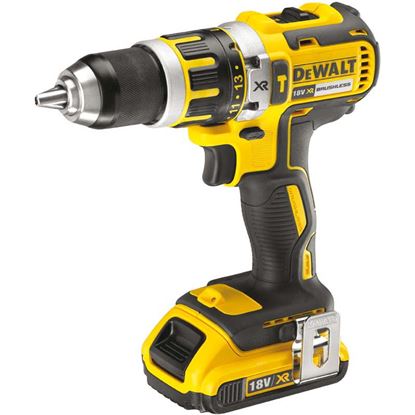 Immagine di TRAPANO DEWALT, DCD796D2, AVVITATORE C/PERCUSSIONE, 2 BATTERIE LITIO 18 V-2,0 AH, VALIGETTA, PESO 1,7 KG