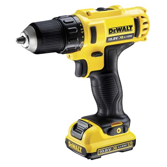 Immagine di TRAPANO AVVITATORE DEWALT, DCD710D2, 2 BATTERIE LITIO 10,8 V-2,0 AH, VALIGETTA, PESO 1,1 KG