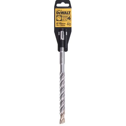 Immagine di PUNTA DEWALT, ATTACCO SDS-PLUS, 4 TAGLIENTI, PER MURO E CALCESTRUZZO, Ø 18X250 MM