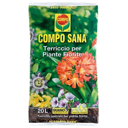 Immagine di TERRICCIO COMPO, SANA®, PER PIANTE VERDI, IDEALE PER LA COLTIVAZIONE DELLE PIANTE A FOGLIAME DECORATIVO, 10 LT