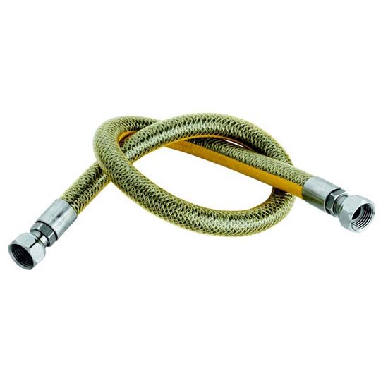 Immagine di TUBO GAS FLESSIBILE, UNI EN14800, FF, 1 MT