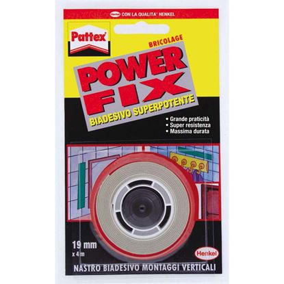 Immagine di BIADESIVO PATTEX POWER FIX, MM 19X1,5 MT
