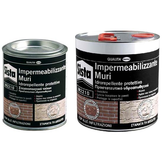 Immagine di IMPERMEABILIZZANTE RUBSON, INVISIBILE, TRATTAMENTO IDROREPELLENTE PROTETTIVO PER MURI INTERNI ED ESTERNI, 2,5 LT