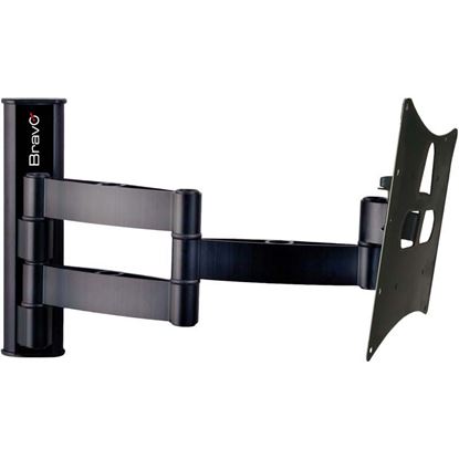 Immagine di SUPPORTO PER TV LCD E PLASMA DA 23" A 40", CON 3 SNODI, PORTATA 20 KG, COLORE SILVER E NERO