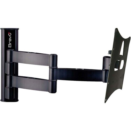 Immagine di SUPPORTO PER TV LCD E PLASMA DA 23" A 40", CON 3 SNODI, PORTATA 20 KG, COLORE SILVER E NERO