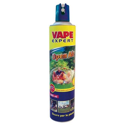 Immagine di INSETTICIDA VAPE, EXPERT SPRAY, OPEN AIR, OFFRE PROTEZIONE DA ZANZARA COMUNE E TIGRE, IN SPAZI APERTI, FINO 8/H, 600 ML
