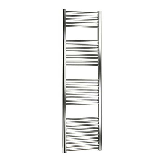 Immagine di SCALDASALVIETTE WARM CROMATO  500X1120 MM, INTERASSE 450 MM, 349 W