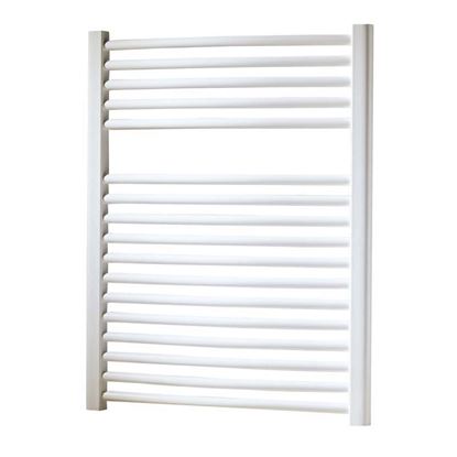 Immagine di SCALDASALVIETTE CURVO TEKNIC, COLORE BIANCO, INTERASSE 450 MM, 500X1800 MM