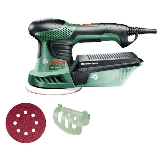 Immagine di LEVIGATRICE ROTORBITALE PEX300AE, 270 W, REG.ELETTR.VELOCITÀ 4000-24000 GIRI/MIN, PLATORELLO Ø 125 MM, VALIGETTA, 1,5 KG