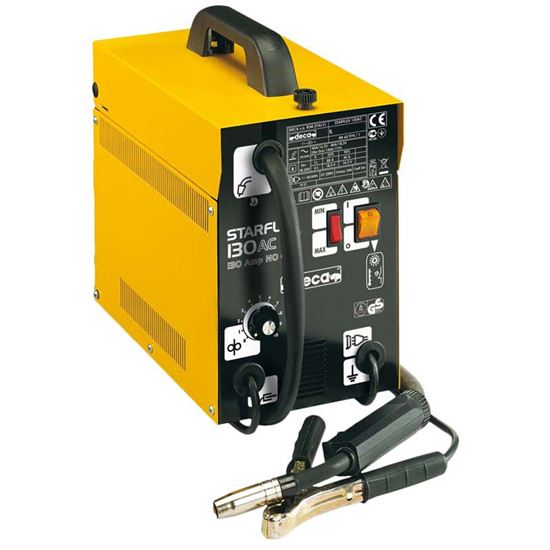 Immagine di SALDATRICE DECA, STARFLUX 130AC, IMPIANTO PER SALDATURA A FILO NO GAS COMPATTO, 1 KW-90/130 A, CON ACCESSORI